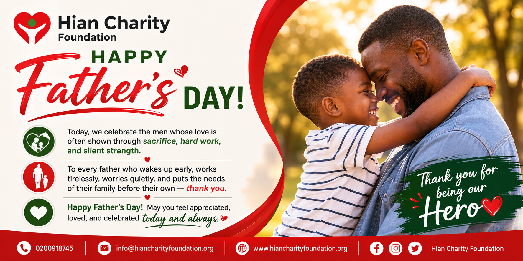 Father's Day 2026 Message from Hian Charity Foundation: Celebrating the Silent Strength of Fathers